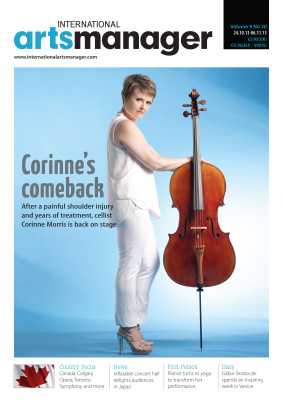 Corinne Morris International Arts Manager Cover